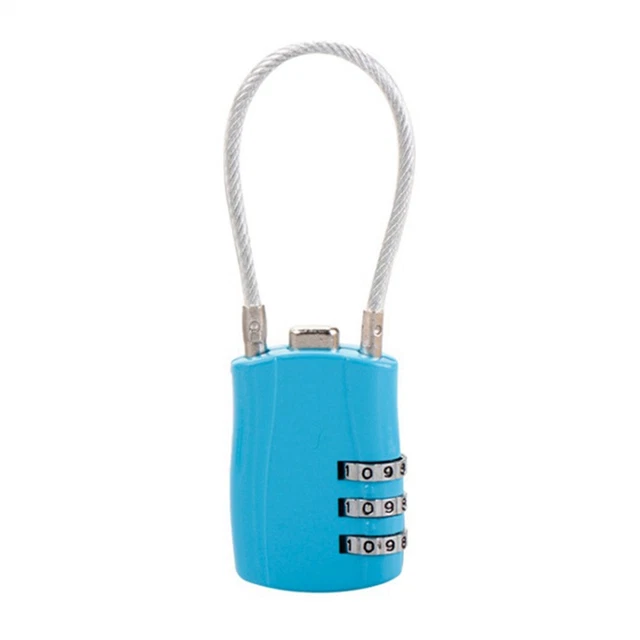 3 Code Lock 3-DIGIT INCH CODE Lock Luggage Lock with Number Code Padlock D E6V9 £5. ...