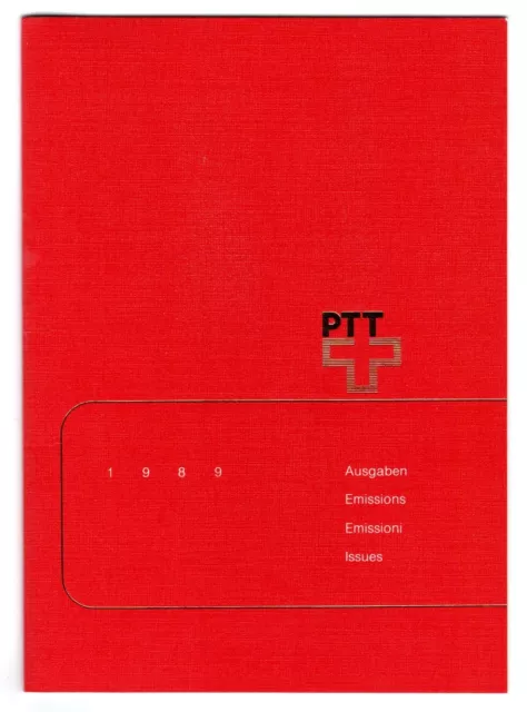 Briefmarken Schweiz PTT - Das rote Jahrbuch 1989 - postfrisch