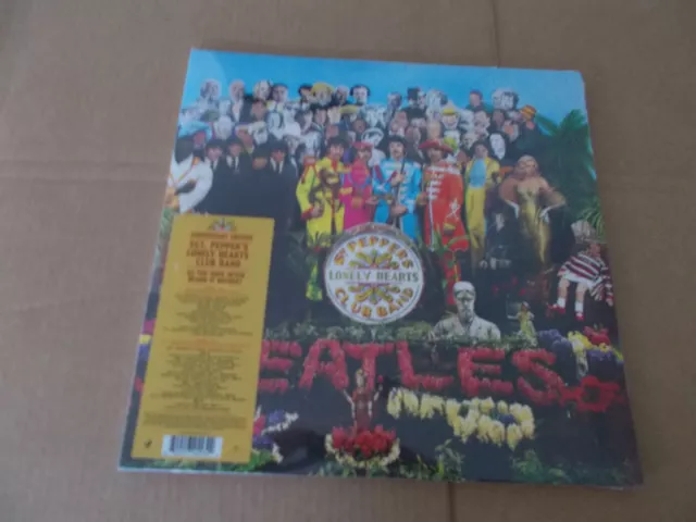 THE BEATLES Sgt PEPPER'S LONELY HEARTS CLUB BAND 50th ANNIVERSARY 2 LP SEALED