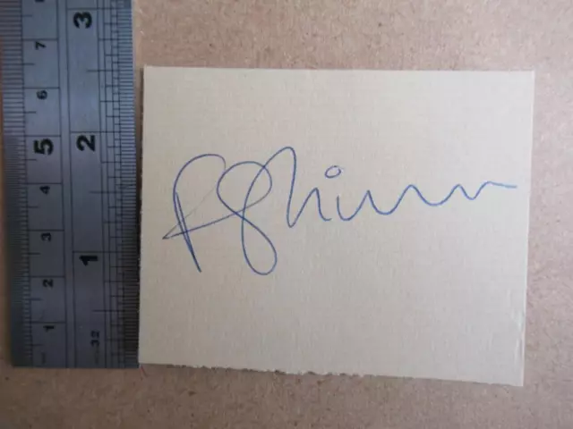 Frank Skinner  Original Autograph (file SB2)