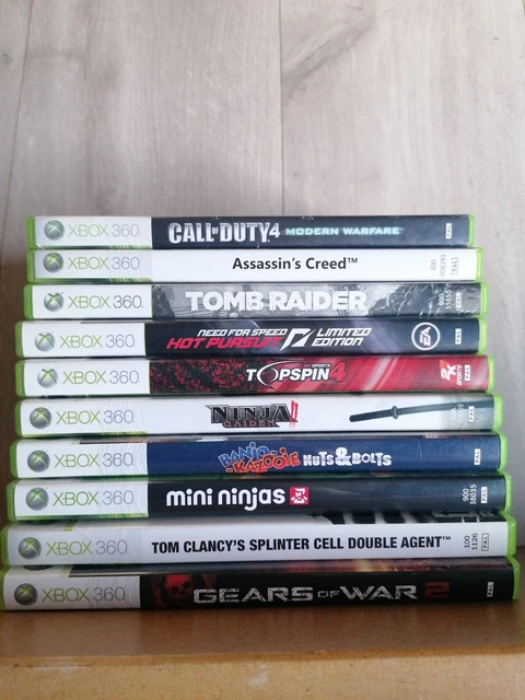Lot de jeux 10 Xbox 360 PAL FR