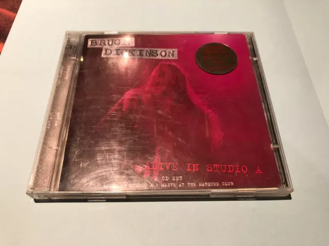Bruce Dickinson 1995 cd Alive In Studio a 2 set  IRON MAIDEN RARE BOX