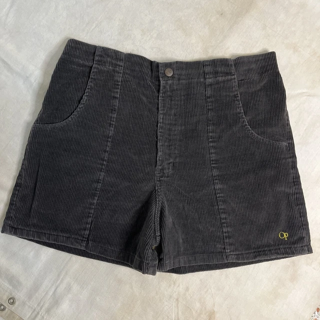 Vintage 90’s OCEAN PACIFIC Corduroy Walk Shorts 38” Surfer HANG TEN Skater OP