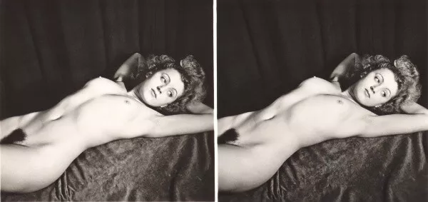 20 Kult Akt Stereofotos Nackte Damen um 1938 nude Stereoviews