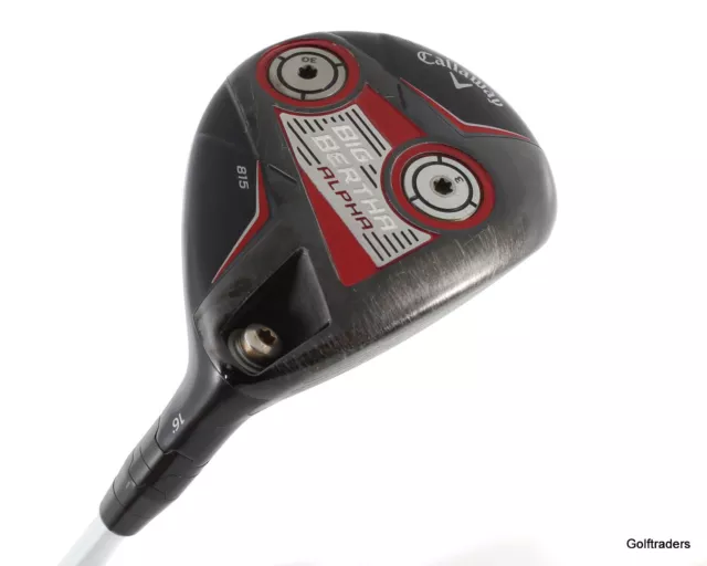 Callaway Big Bertha Alpha 815 3 Wood 16º Graphite Stiff Flex New Grip K2925