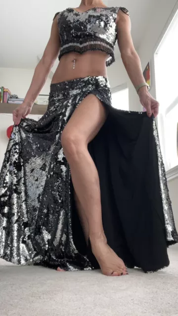 professional belly dance costume used women