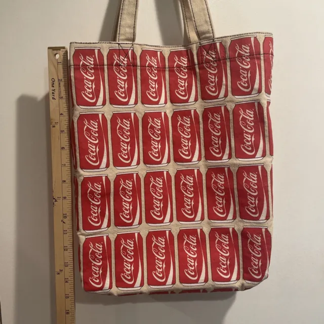 Coca Cola Canvas Tote Bag - 12X15 - Very Cute - See Photos!