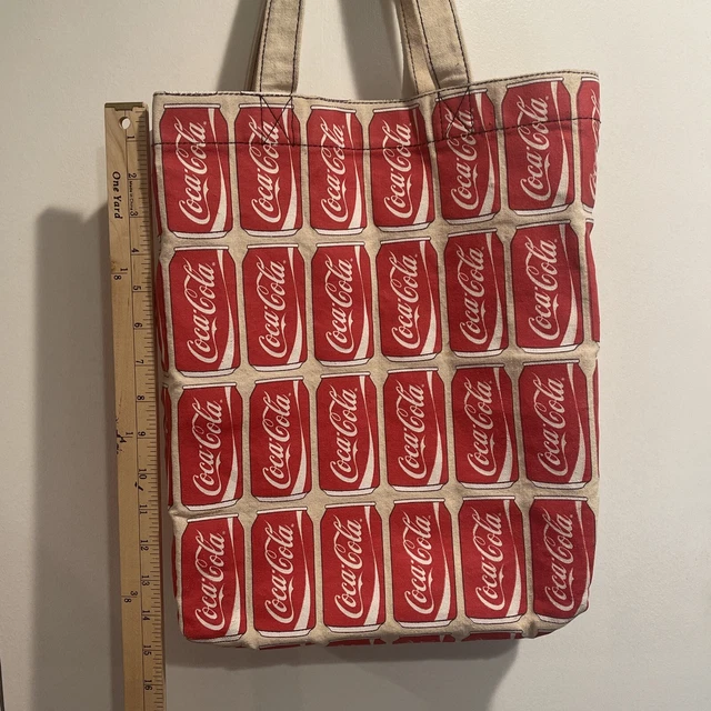 Coca Cola Canvas Tote Bag - 12X15 - Very Cute - See Photos!