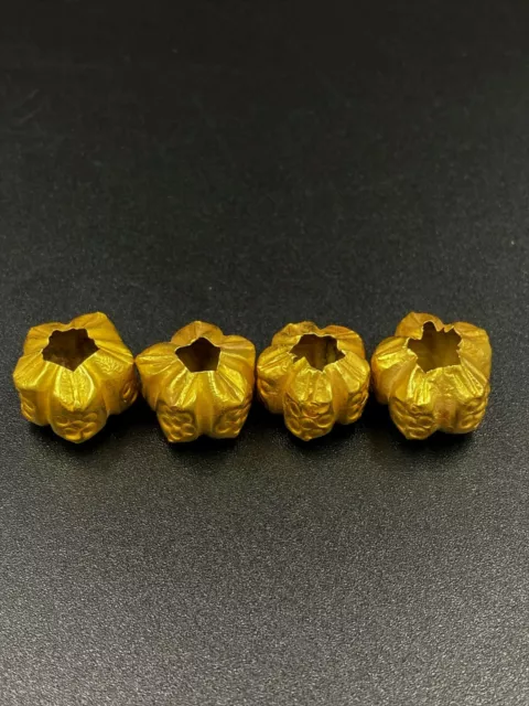 Old Ancient Antique Pyu Dynasty Culture Gold Beads from South east Asia Burma 3