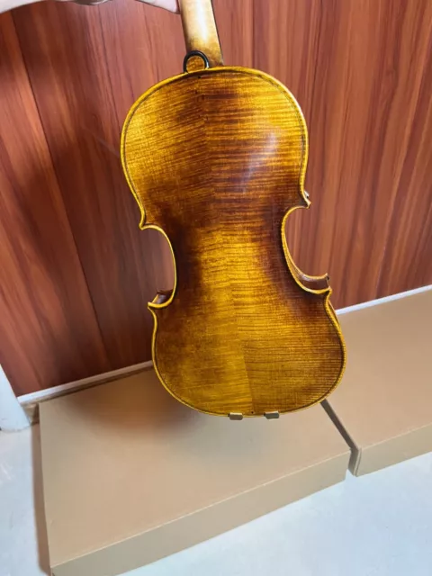 SurpassMusica 4/4 Handmade violin spruce flamed maple fiddle powerful sound case