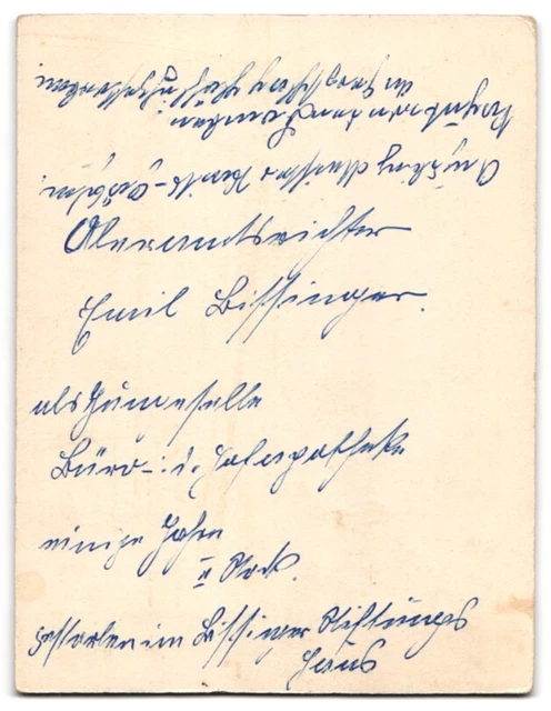 Fotografie Portrait Emil Bissinger Oberamtsrichter in Friedberg / Hessen 2