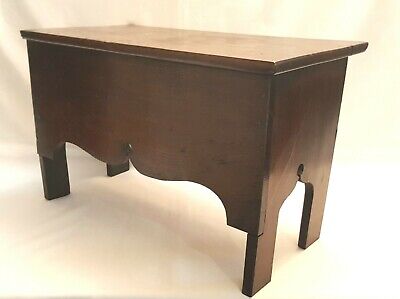 Victorian solid oak stand or cover in the manner of a Tudor boarded stool. 16th. 2