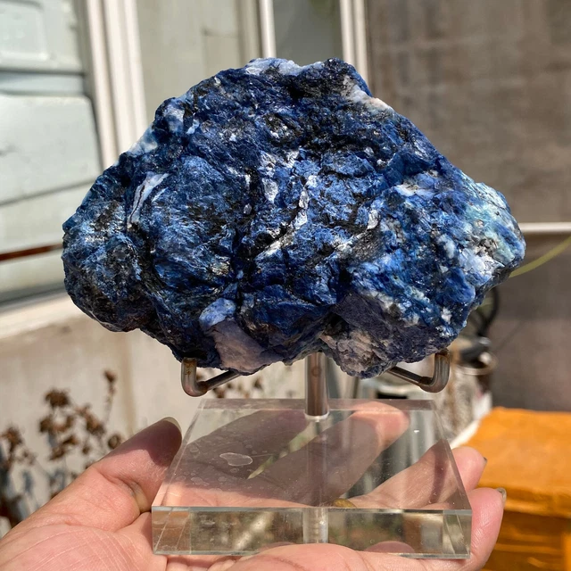 808g Large Rare Dumortierite Blue Gemstone Crystal Rough Specimen Madagascar
