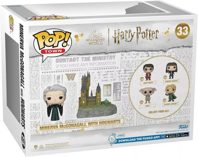 POP! Town: HP CoS20th- Minerva McGonagall w/Hogwarts Harry Potter Sammelfigur 3