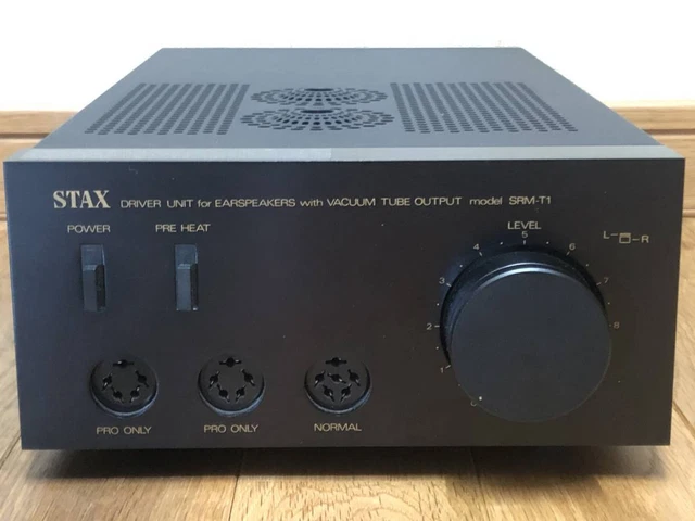 Stacks SRM-T1S Headphone Amplifier Vacuum Tube Manufacturer maintained　Black