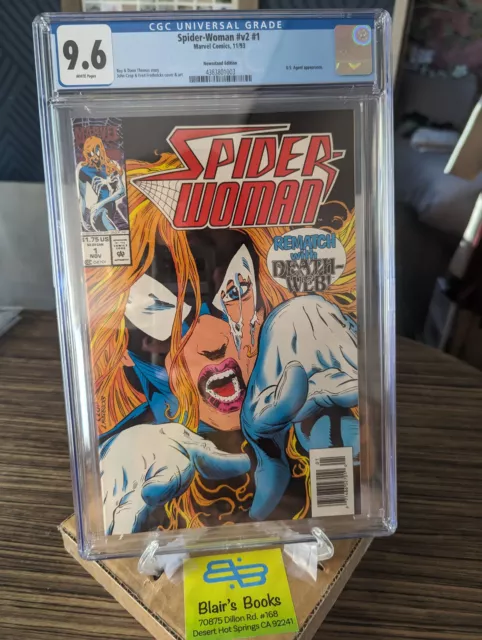 DE COLECCIÓN Marvel's SPIDER-WOMAN #1 CGC-Grado 9.6 [1993] ¡NUEVA LOSA Acaba de Graduar!