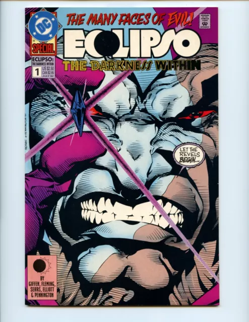 Eclipso Darkness Within #1 Comic Book 1992 NM Robert Loren Bart Sears DC