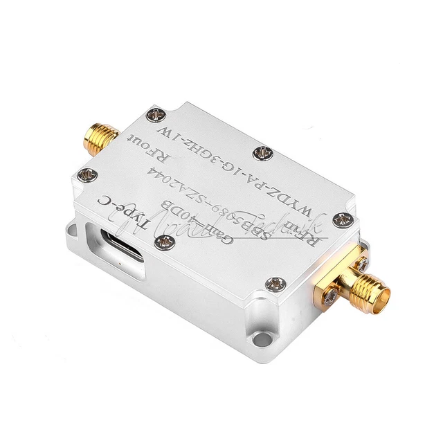 SBB5089+SZA2044 MICROWAVE RF Power Amplifier Module 1G-3GHz WYDZ-PA-1G