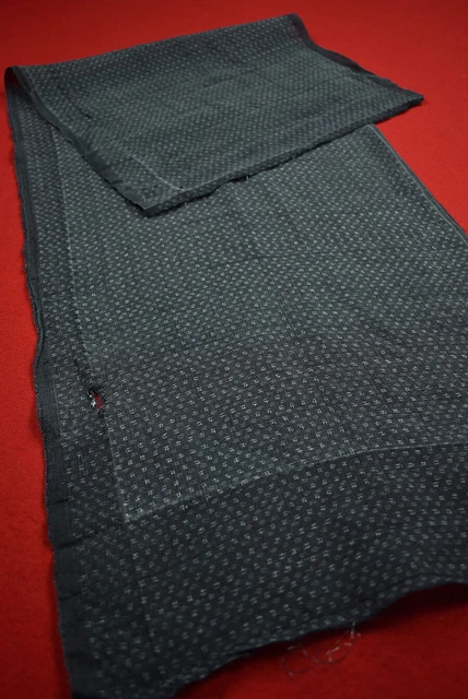 Vintage Japanese Fabric Linen Antique Boro Patch Sumizome KASURI 42.9"/MM49/60