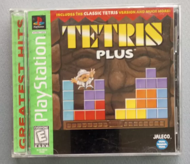 Tetris Plus Greatest Hits 1998 Playstation 1 Manual Case Only No Game