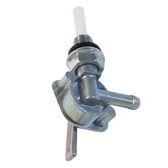Robinet à Essence En Ligne Pour Moto/Quad - Interrupteur Marche/Arrêt, Aluminium, Diamètre 8mm