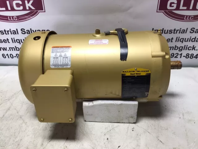 Baldor VEM3615 5 HP Electric Motor Reliance 1750 RPM TEFC