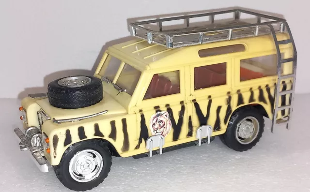 Vintage Safari Land Rover No 906 Friction Drive 1 28 Scale Made In Hong