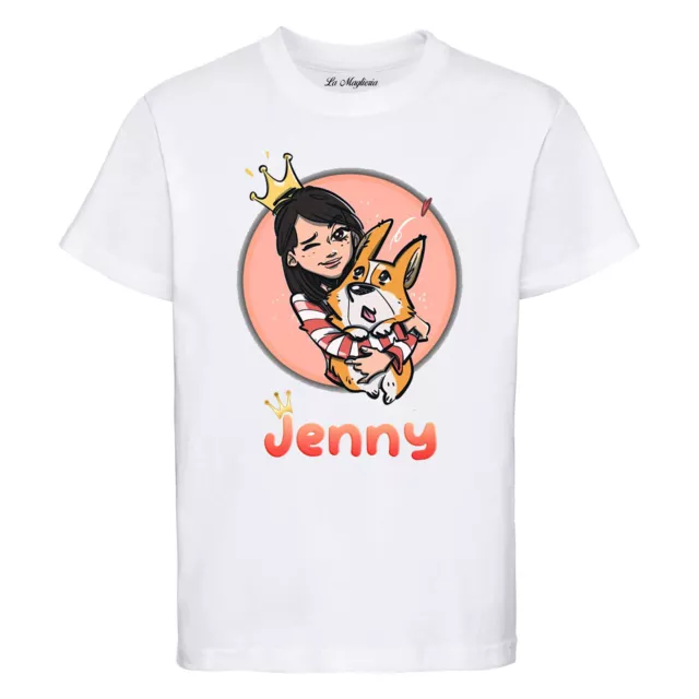 Maglietta t-shirt JENNY youtuber bambino ragazzo ragazza bambina roby