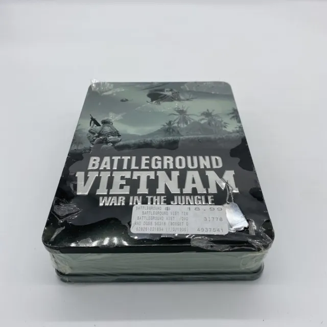 Battleground Viet Nam War in the Jungle 5 DVD's w/Booklet & Metal Tin ~ 2005 New