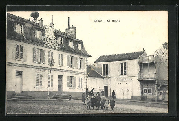 CPA Saulx, la Mairie