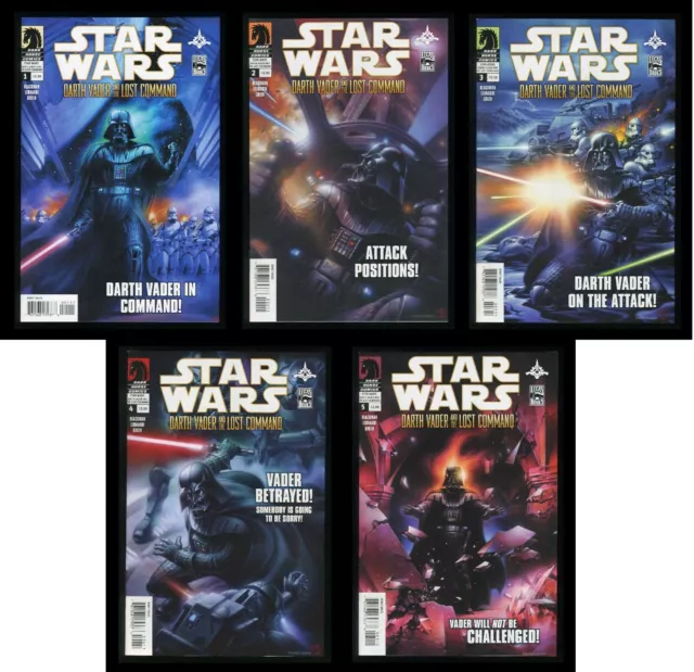 Star Wars Darth Vader and the Lost Command Comic Set 1-2-3-4-5 Lot Palpatine