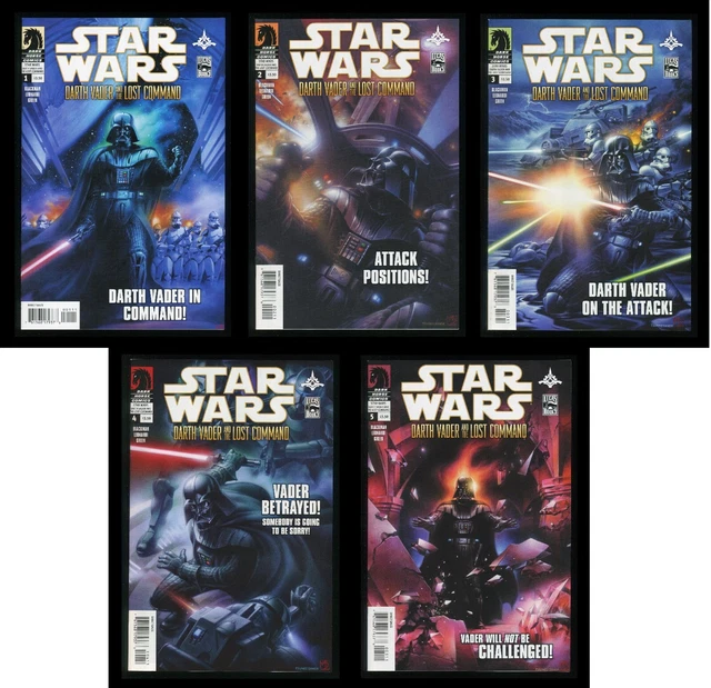 Star Wars Darth Vader and the Lost Command Comic Set 1-2-3-4-5 Lot Palpatine Star Wars Darth Vader and the Lost Command Comic Set 1-2-3-4-5 Lot Palpatine