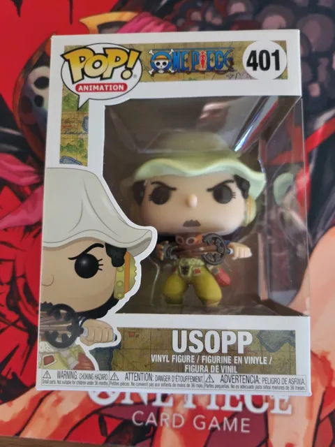 Funko Pop! Vinyl: One Piece - Usopp #401 NEVER BEEN OUT OF BOX, BOX IS MINT