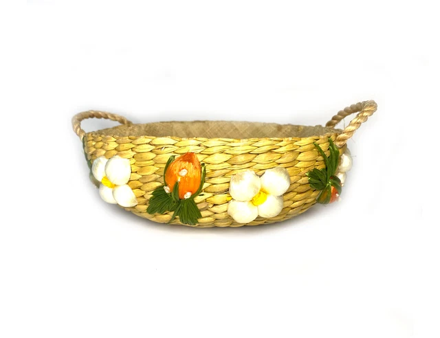 Handmade Floral Strawberry Basket