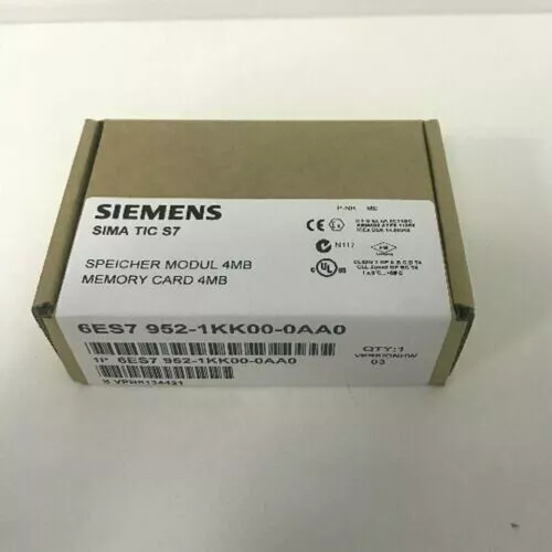 New Siemens 6ES7952-1KK00-0AA0 6ES7 952-1KK00-0AA0 SIMATIC S7, Memory Card