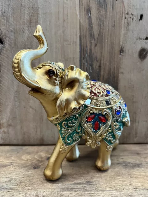 Elephant Thai Resin Figurine 6.5" x 5"