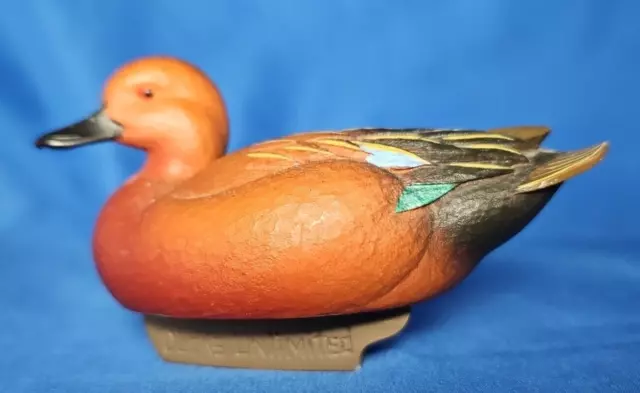 Ducks Unlimited 2006 Jett Brunet Cinnamon Teal Duck Small Miniature Figurine