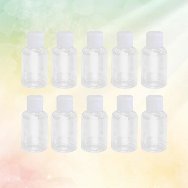 10PCS Small Liquid Bottles Plastic Sample Bottles Shampoo Bottles Container