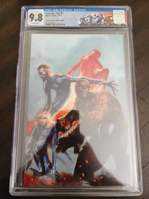 Fantastic Four #1 CGC 9.8 With Custom Label, Gabriele Dell'Otto Virgin Variant