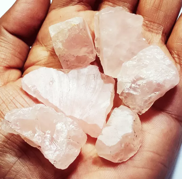 Amazing 100% Natural Rose Quartz 250.00 Ct Lot Loose Gemstone Excellent Rough