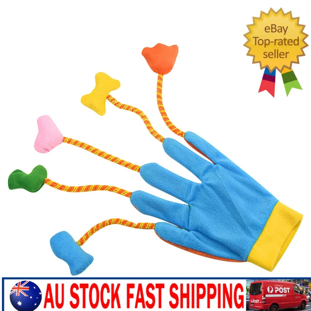 Interactive Cat Teaser Gloves Pet Toy for Indoor Cats - Soft & Plush!
