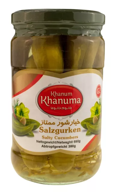 Khanum Khanuma - cetrioli salini G2 Momtaz 350 gr