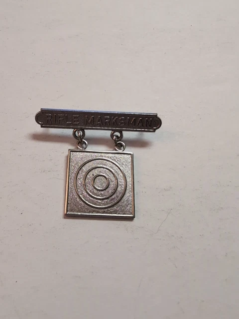 Marksman Rilfe US MARINE CORPS Usmc Rifle Marksmanship Marksman Qualification Badge ...