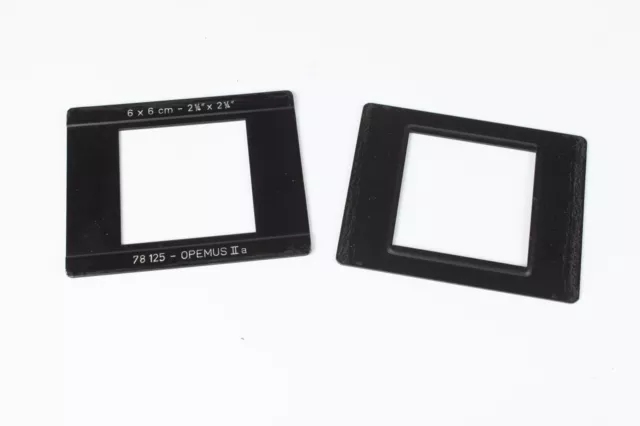 Meopta  6 x 6cm Glassless Neg Carrier Inserts for Meopta Opemus 2/3/4 Enlargers