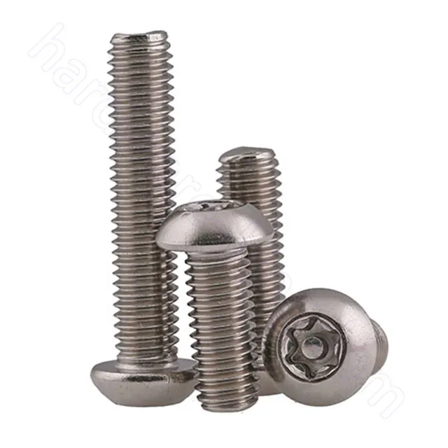 Button Head Torx Security Pin Screws 304 A2 Stainless M3 M4 M5 M6 M8 M10 Bolts