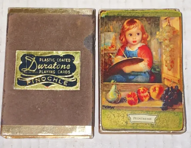 Vintage Duratone Playing Cards FOR SALE! - PicClick UK