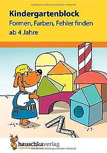Kindergartenblock - Formen, Farben, Fehler finden ab 4 J... | Buch | Zustand gut
