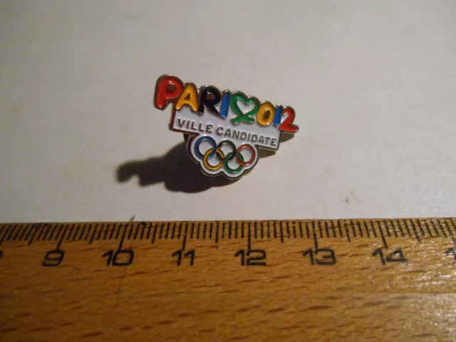 Pin's metal Paris 2012 ville candidate jeux olympiques (theme sport JO)