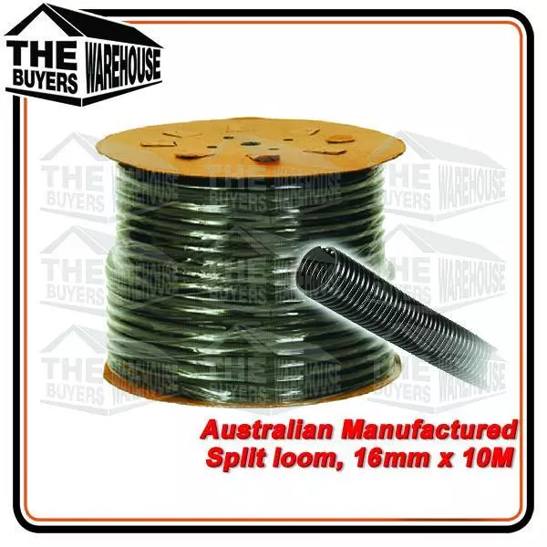 100% Premium Australian Made Split Loom Tubing Wire 16mm Conduit Cable 10m UV