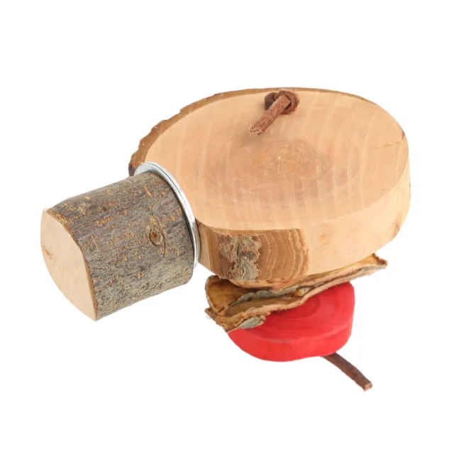 Vogelkäfig Barsch Plattform Natural Safe Essbare Biss Resistant Runde Holz Sta